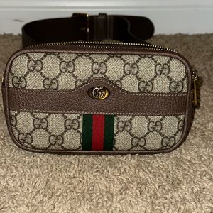 AUTHENTIC GG Supreme Monogram Ophidia Belted iPhone Case 90 (Good Condition)